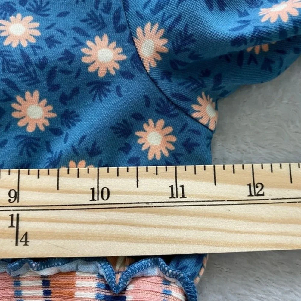 Finding Foxtale Boho Hooded Dress Girls 6 Navy‎ Daisy Whimsical Festival